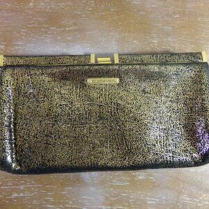 Rebecca Minkoff Gold Metallic Iridescent/Leather Clutch bag